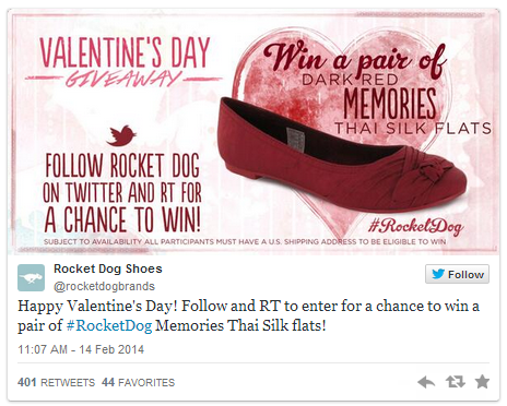 RocketDog Shoes Twitter Giveaway