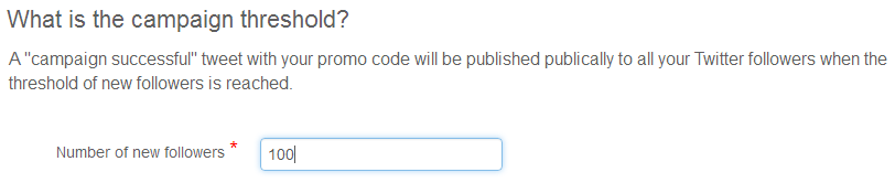 campaign settings for growing your twitter following