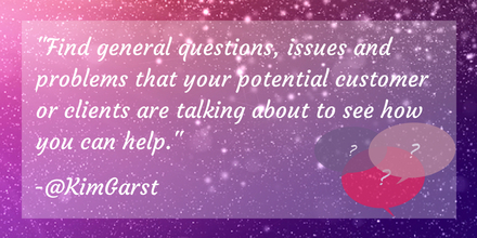 Kim Garst tip about social media tactics