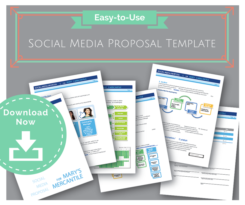 Downloadable Social Media Proposal Template