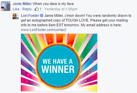 LoriFoster Winner