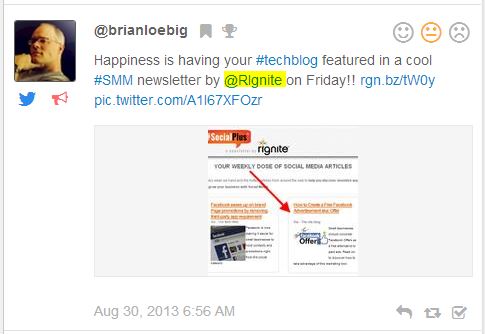 How to Use Rignite To Monitor For Brand Mentions - Step 2